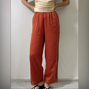 DOEN Cacilda Silk Pants Persimmon Medium